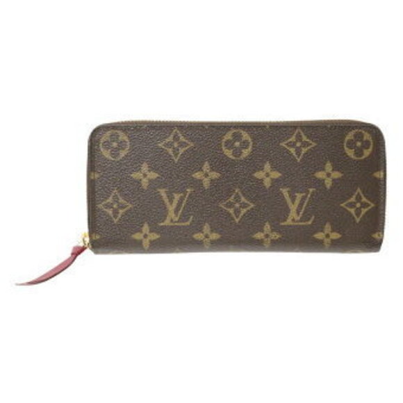 Louis Vuitton Portefeuille Clemence Fuchsia Pink Bag long Wallet zip - Picture 1 of 9